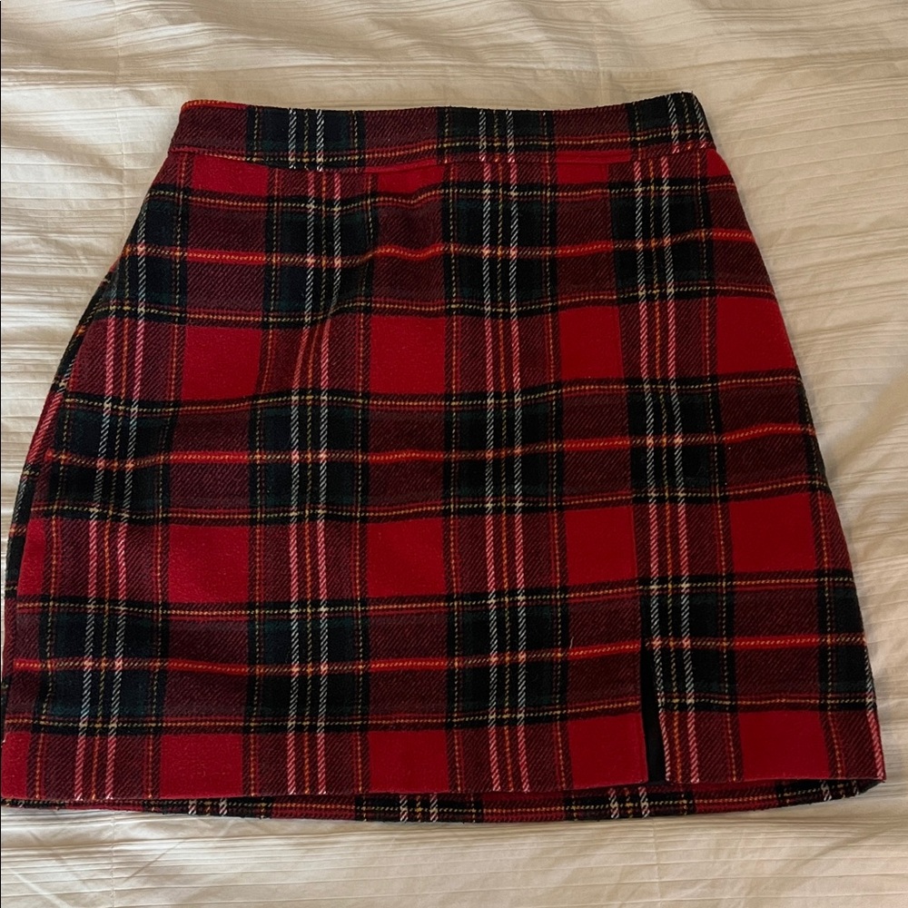 Hollister Vibrant Plaid Mini Skirt